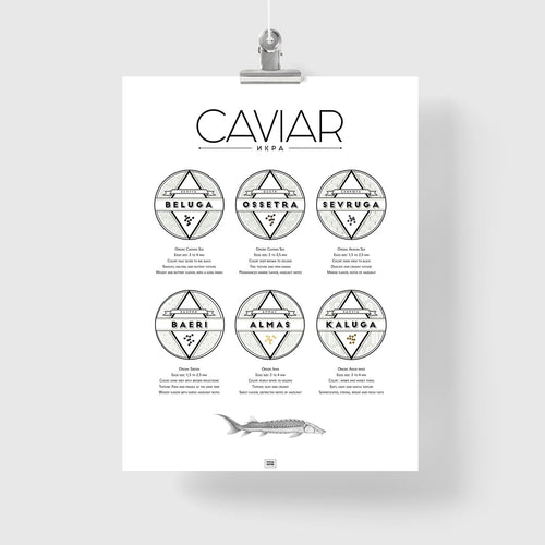 Caviar Poster: The Ultimate Caviar Guide