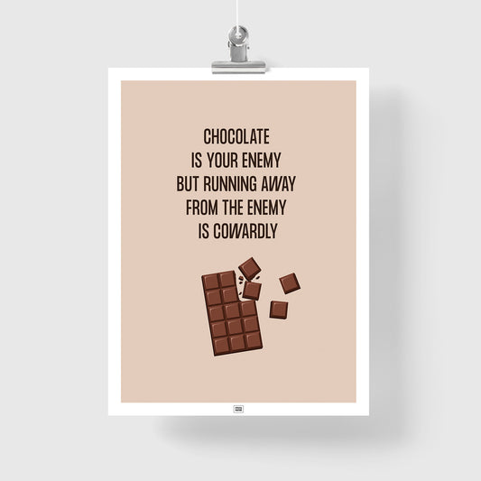 Funny Chocolate Poster