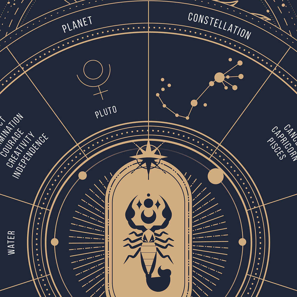 scorpio Zodiac Sign Poster, zoom