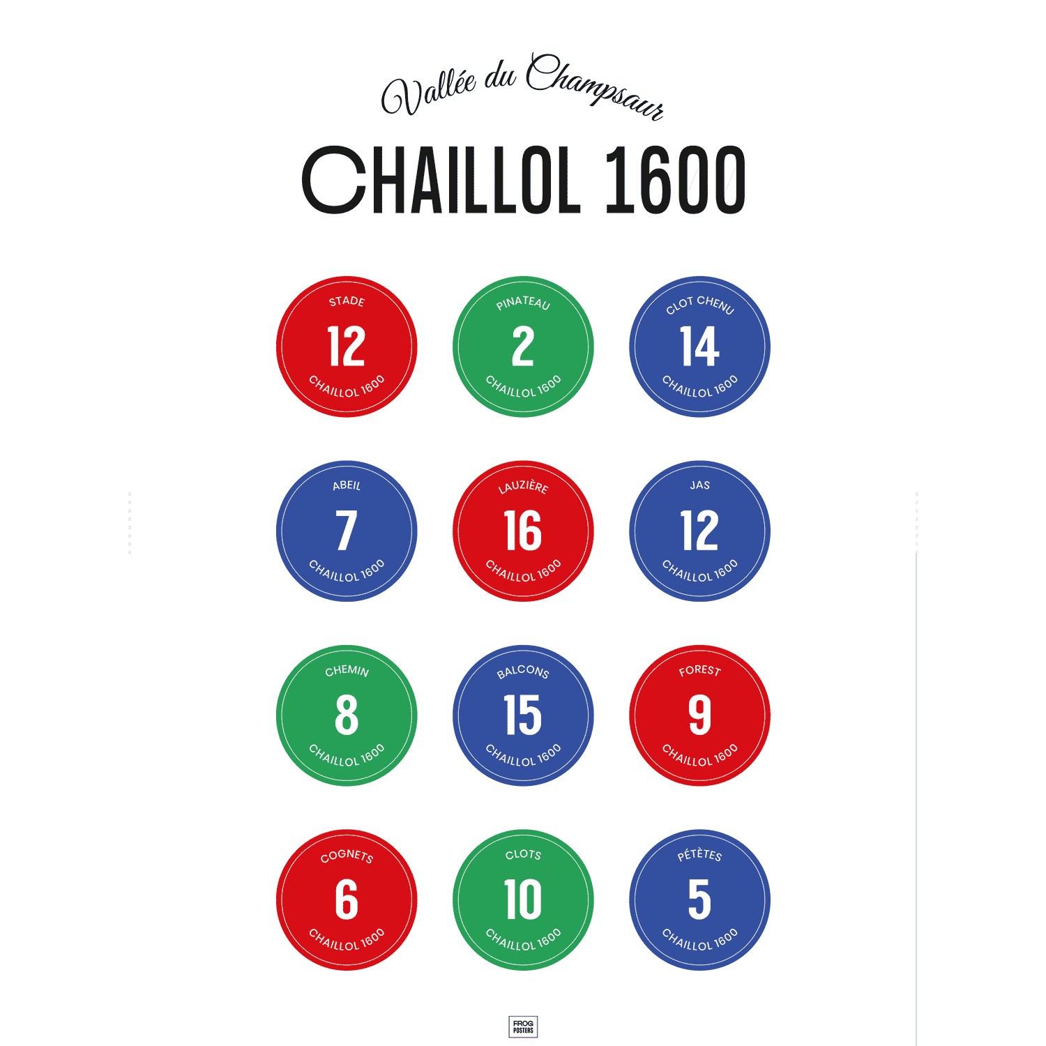 Affiche Chaillol, vallée du Champsaur : la liste des pistes de ski