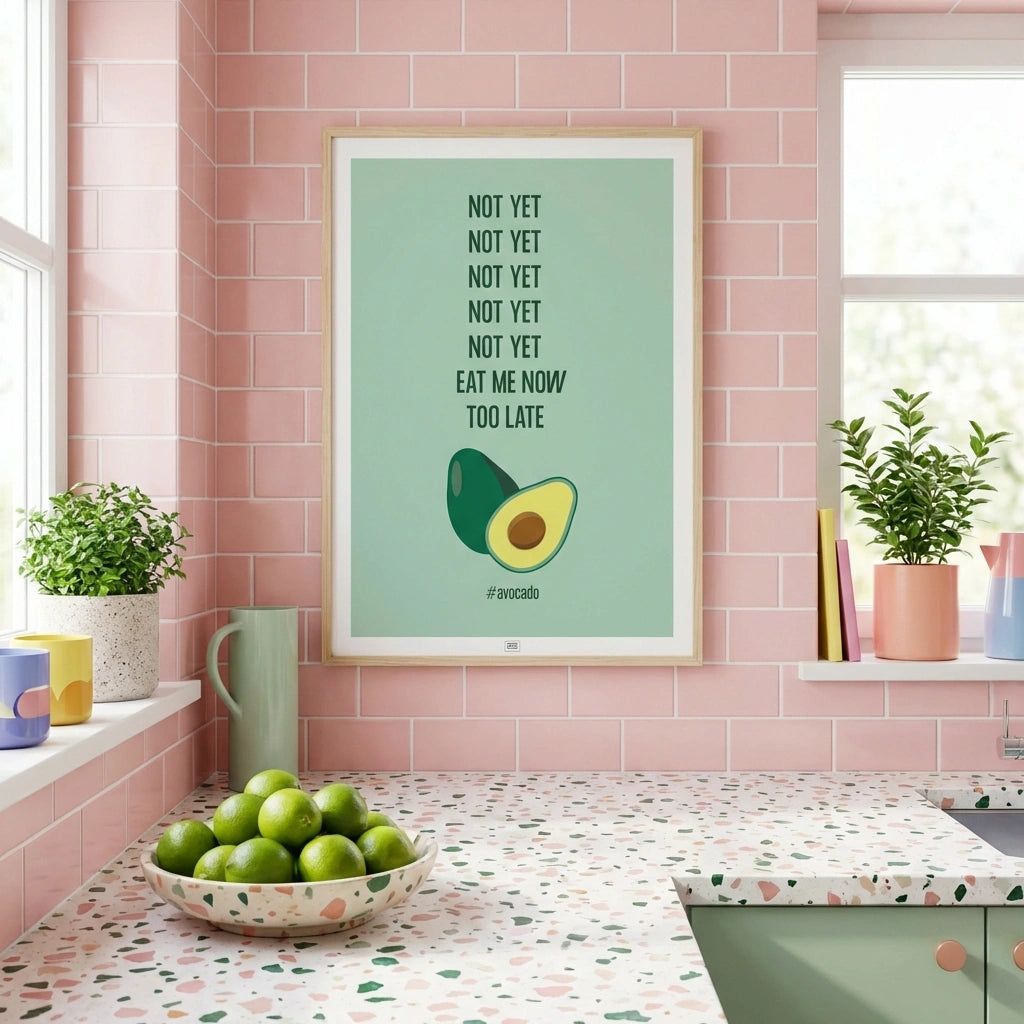 Funny avocado Poster
