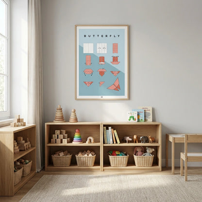 Origami butterfly Poster
