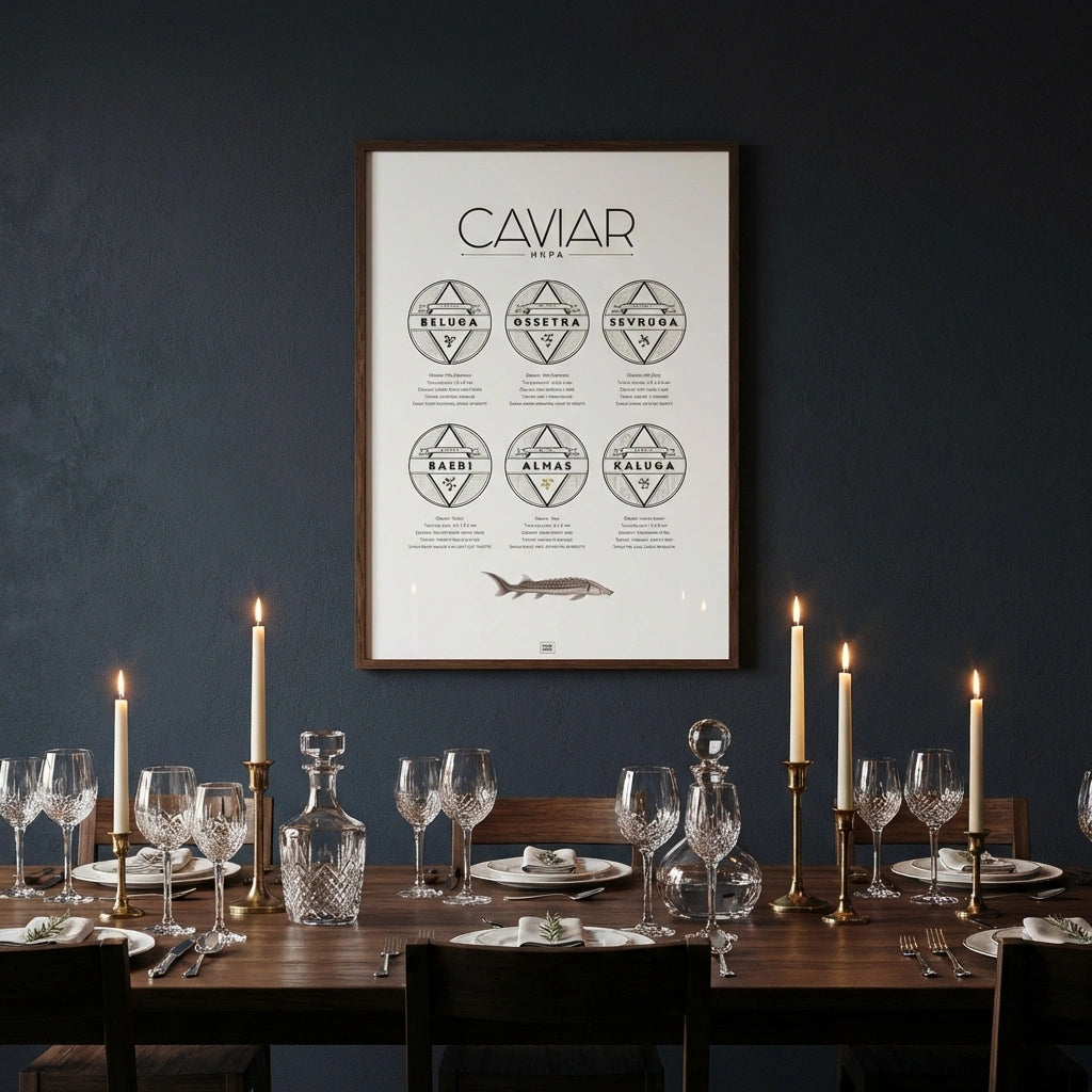 Caviar Poster: The Ultimate Caviar Guide
