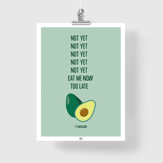 Funny avocado Poster
