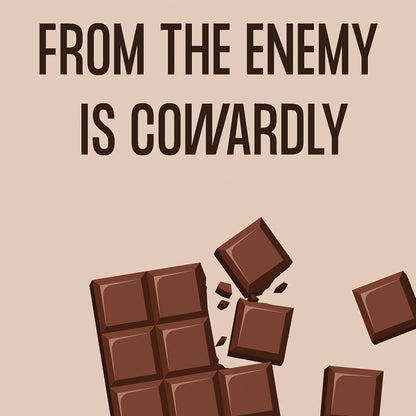 Funny Chocolate Poster, zoom
