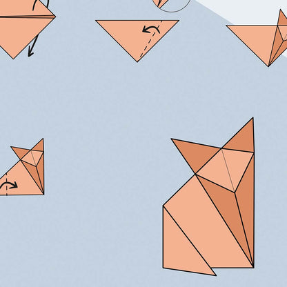 Origami Fox Poster, zoom
