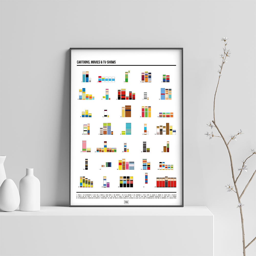 Pixel art quiz poster, on a light background
