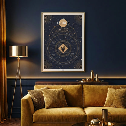 taurus Zodiac Sign Poster
