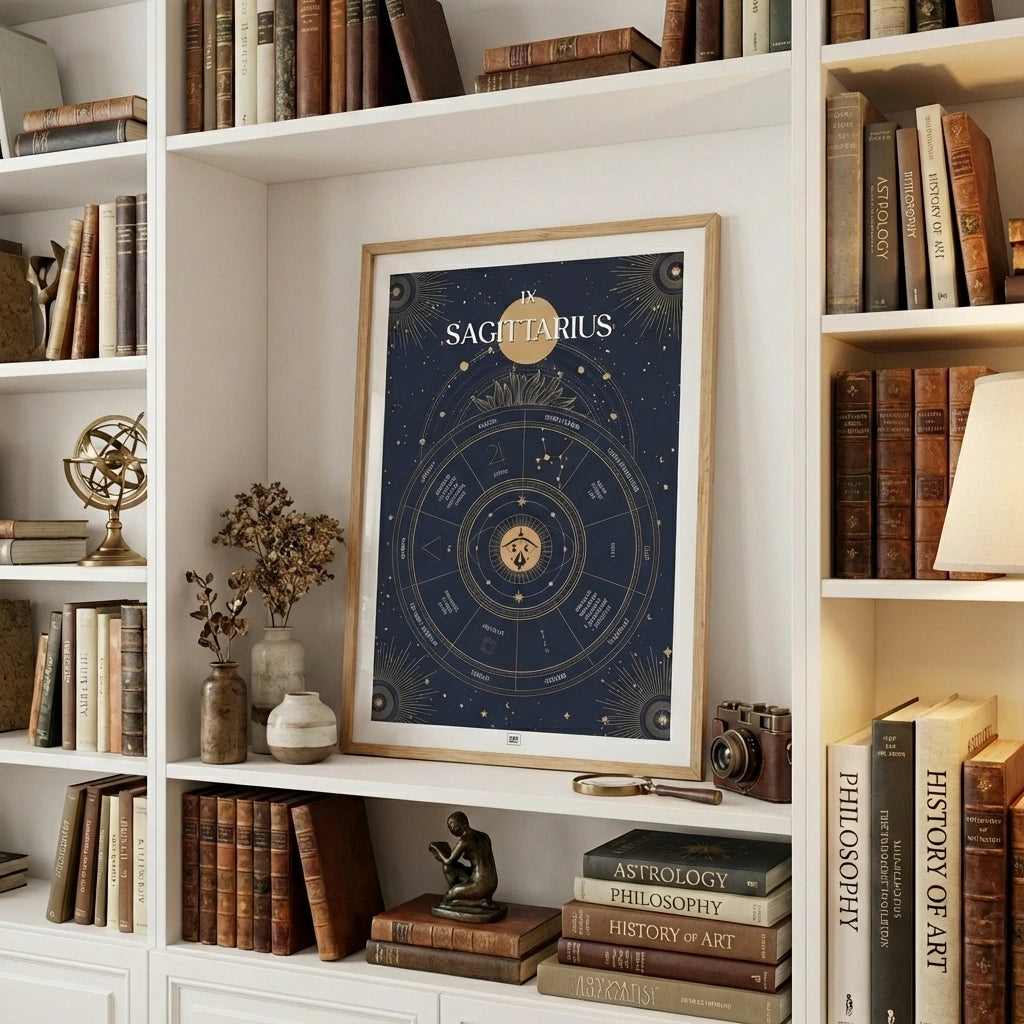 sagittarius Zodiac Sign Poster
