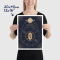 scorpio Zodiac Sign Poster, dimensions 30x40 cm - 12x16"
