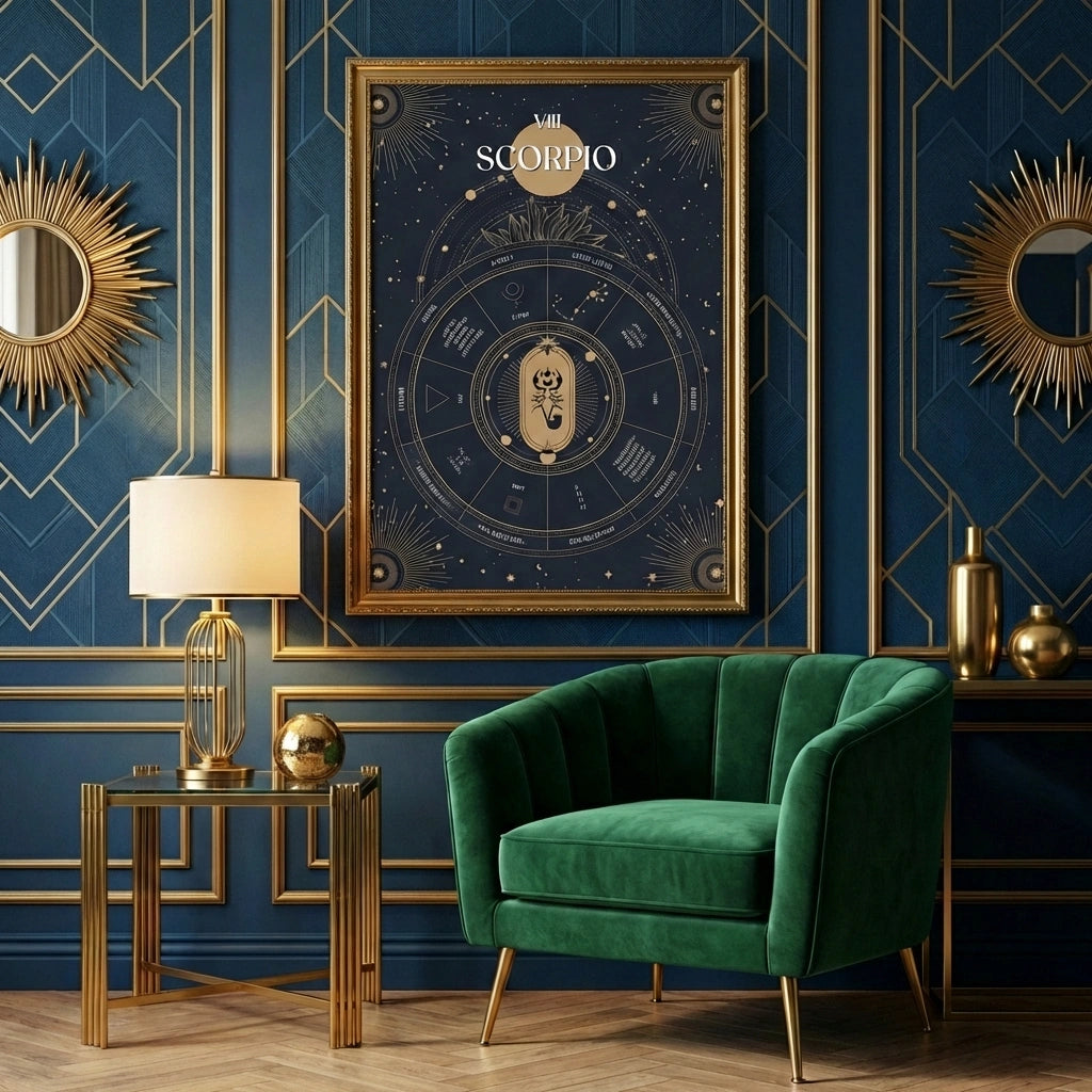 scorpio Zodiac Sign Poster
