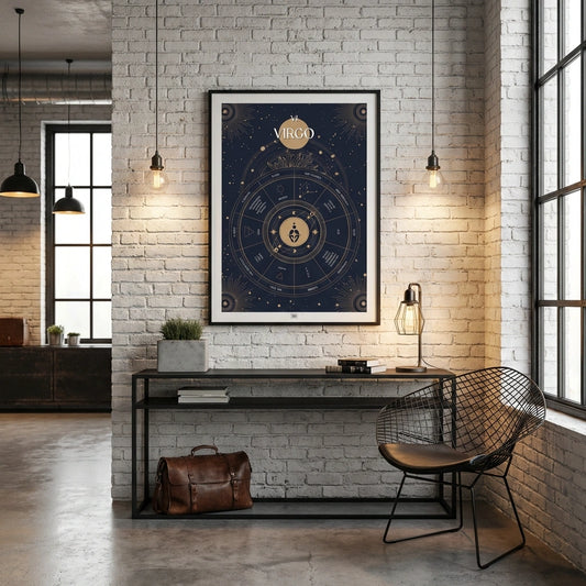 virgo Zodiac Sign Poster
