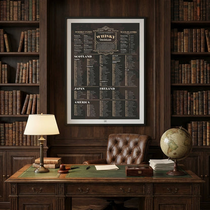 Whiskey Poster: A Guide to the World’s Best Whiskeys