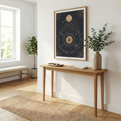 leo Zodiac Sign Poster
