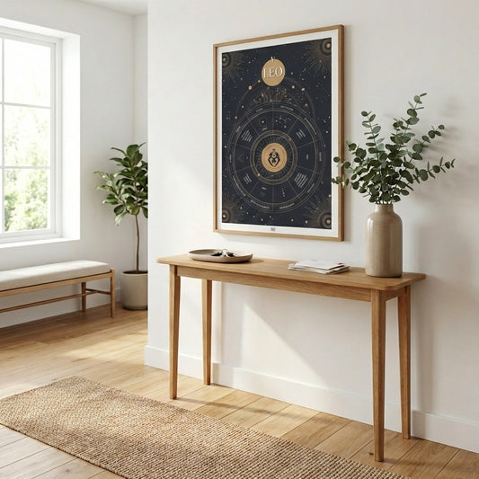 leo Zodiac Sign Poster
