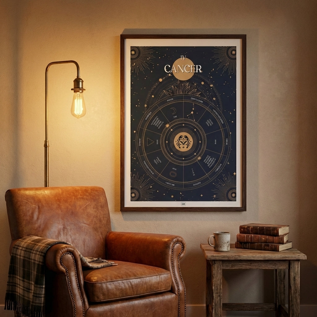 cancer Zodiac Sign Poster
